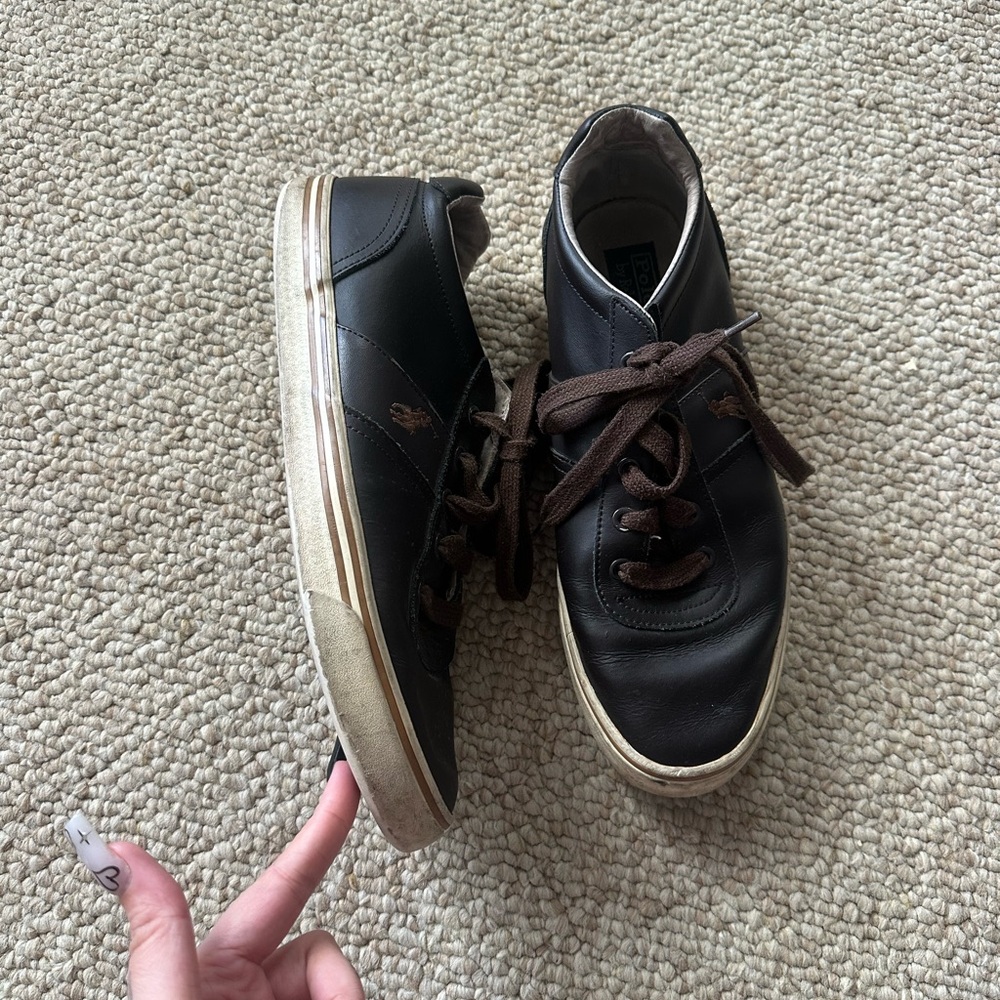 Men’s Polo Ralph Lauren Hanford leather sneakers